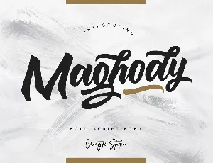 Maghody font