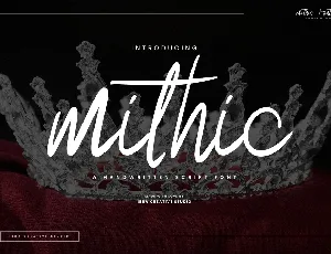 Mithic font