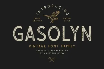 Gasolyn Display font