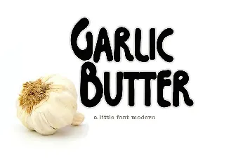 Garlic Butter font