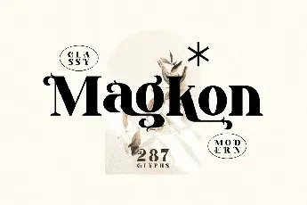 Magkon font