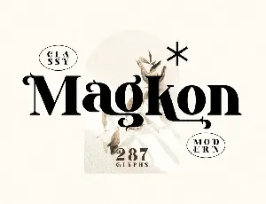 Magkon font