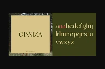 Canniza font