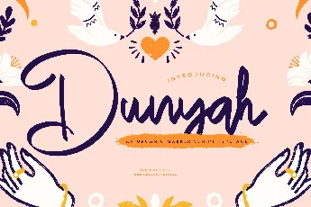 Dunyah Personal Use font