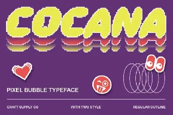 Cocana Pixel font