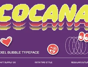 Cocana Pixel font