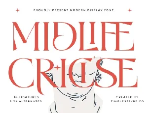 Midlife Cricise Serif font