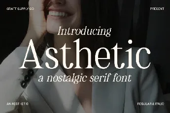 Asthetic font