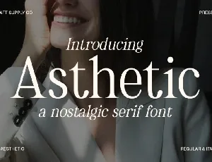 Asthetic font