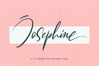 Josephine Script font