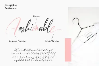 Josephine Script font