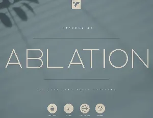 Ablation font