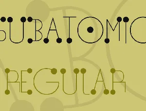 Subatomic font