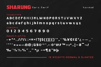 SHARUNG Personal use font