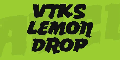 vtks Lemon Drop font