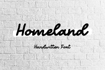 Homeland font