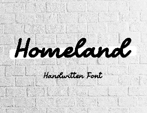 Homeland font