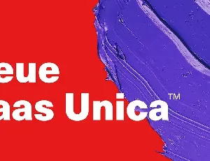 Neue Haas Unica font