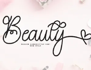 Beauty Script font