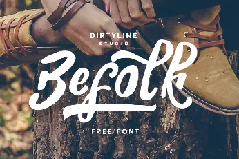 Befolk Free font