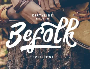 Befolk Free font