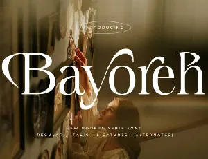 Bayoreh font