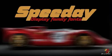 Speeday font