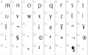 Rochaline font