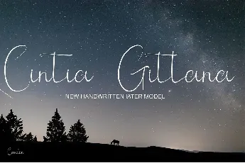 Cintia Gitlana font