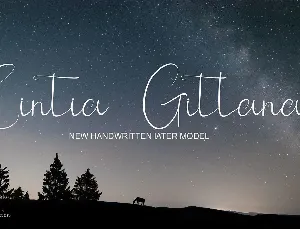 Cintia Gitlana font