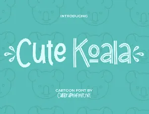 Cute Koala font