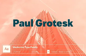 Paul Grotesk font