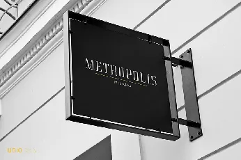 Metropolis font