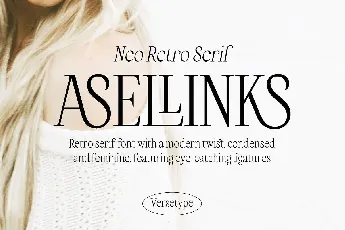 Asel Links font