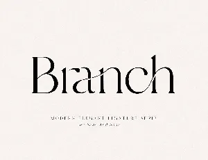 Branch font