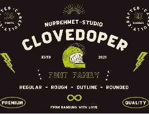 Clovedoper font