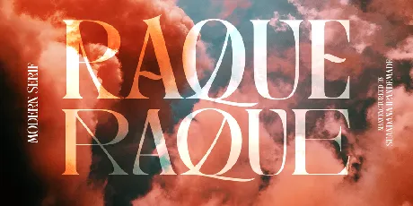 Raque Demo font