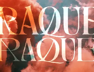 Raque Demo font