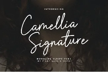 Camellia Signature DEMO! font