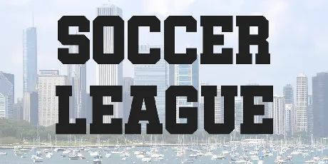 Soccer League font