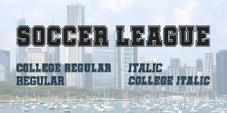 Soccer League font