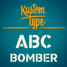 Bomber TV Wide font