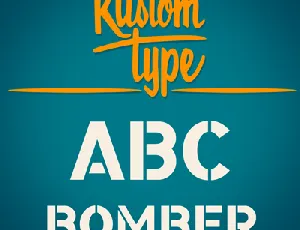 Bomber TV Wide font