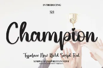 Champion Script font