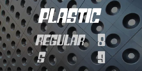 Plastic font