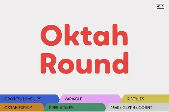 Oktah Round font