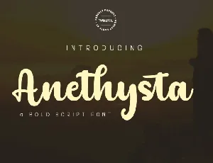 Anethysta font