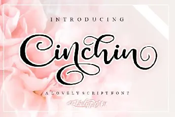 Cinchin Calligraphy font