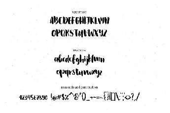 Leaine Brush font