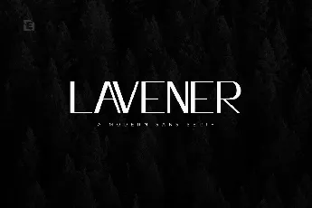 Lavener font